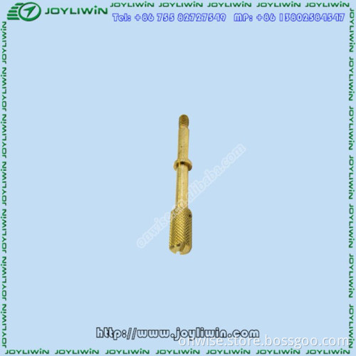 OEM ISO Certificate plating Carbon Steel Brass Shaft for industrial parts